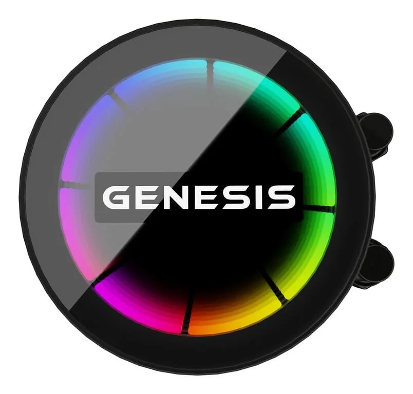 20250721165436_9058095f Genesis Hydria 240 Υδρόψυξη Επεξεργαστή Διπλού Ανεμιστήρα 120mm για Socket AM4/AM5/1700/1200/115x - Image 1