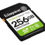 256gb Sd Memory Card Kingston Canvas Select Plus Class 10 Uhs-i Read Speed Up To 100mb/s