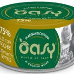 Oasy Love Υγρή Τροφή για Ενήλικες Γάτες σε Κονσέρβα με Κοτόπουλο, Κρέας, Ψάρια και Ρύζι χωρίς Σιτηρά & Γλουτένη 70gr