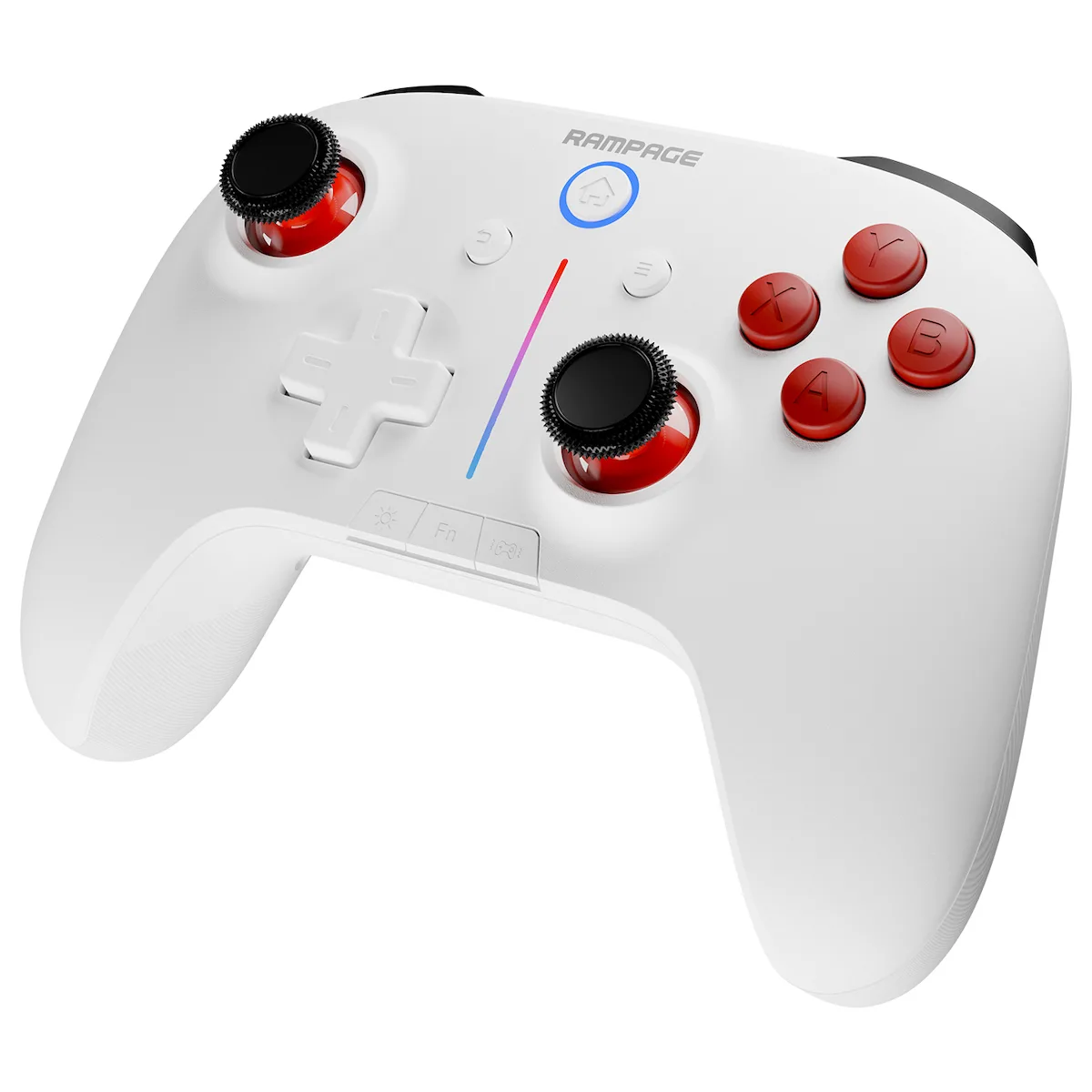 20250722145751_027bcee0 Rampage Hydra Pro Ασύρματο Gamepad για PC Λευκό - Image 1