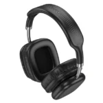 Hoco W52 Plus Ασύρματα / Ενσύρματα Over Ear Ακουστικά με Ραδιόφωνο με 46 ώρες Λειτουργίας Μαύρα