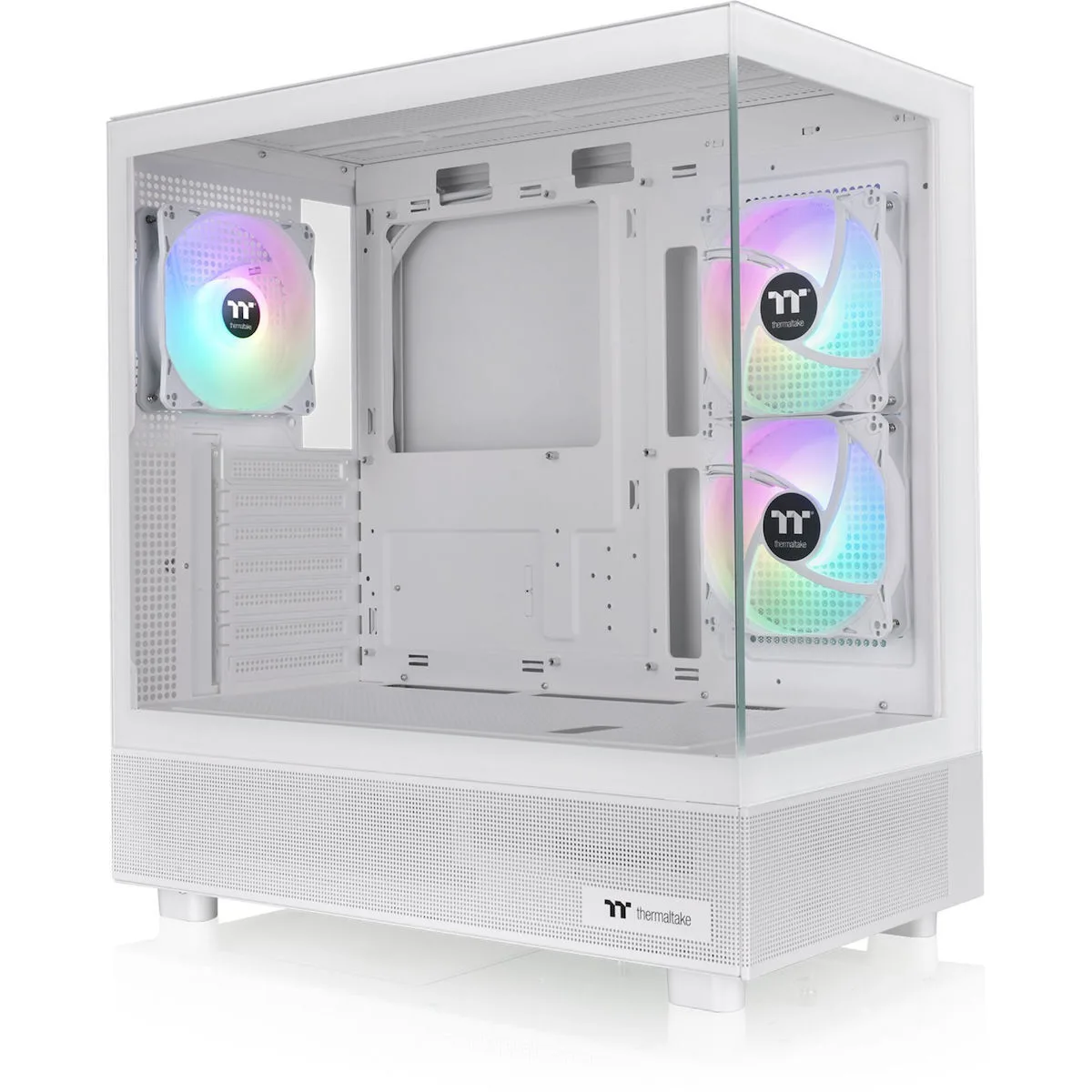 Thermaltake View 270 Plus TG ARGB Gaming Midi Tower Κουτί Υπολογιστή με Πλαϊνό Παράθυρο Snow - Image 1