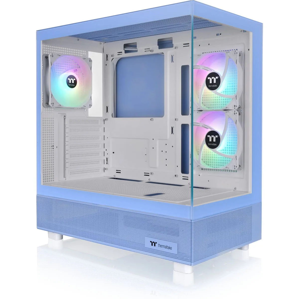 Thermaltake View 270 Plus TG ARGB Gaming Midi Tower Κουτί Υπολογιστή με Πλαϊνό Παράθυρο Hydrangea Blue - Image 1