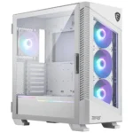 MSI MPG Velox 100R Gaming Midi Tower Κουτί Υπολογιστή με Πλαϊνό Παράθυρο Λευκό