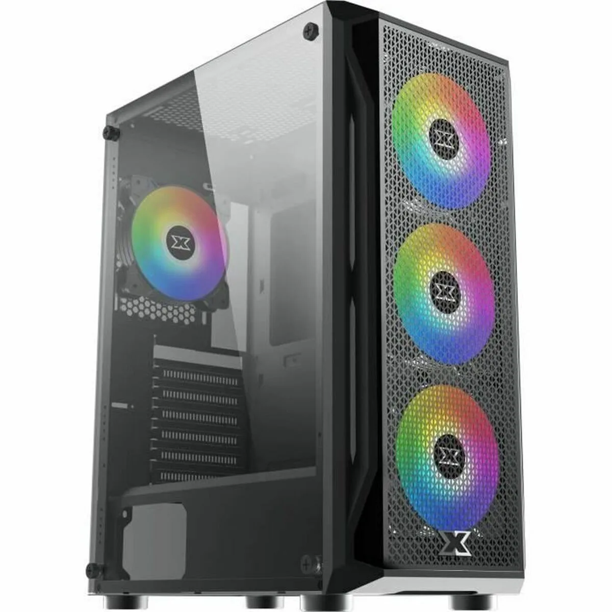 20250723094915_xigmatek_gaming_x_midi_tower_kouti_ypologisti_me_plaino_parathyro_kai_rgb_fotismo_mayro Xigmatek Gaming X Midi Tower Κουτί Υπολογιστή με Πλαϊνό Παράθυρο και RGB Φωτισμό Μαύρο - Image 1