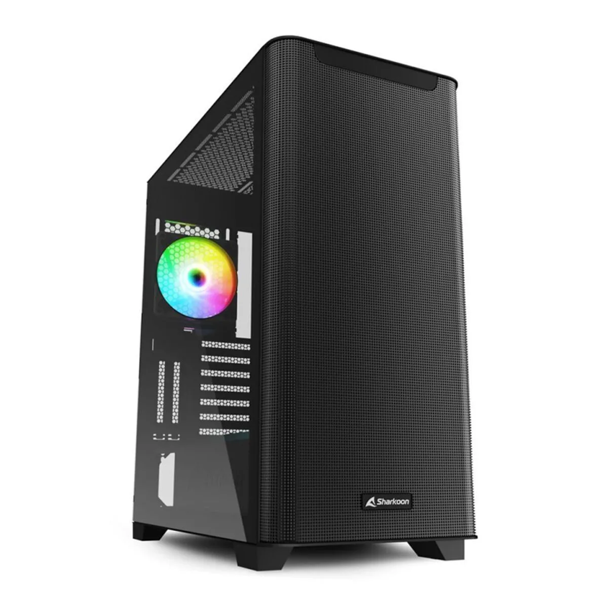 20250723094934_sharkoon_m30_rgb_gaming_midi_tower_kouti_ypologisti_me_plaino_parathyro_mayro Sharkoon M30 RGB Gaming Midi Tower Κουτί Υπολογιστή με Πλαϊνό Παράθυρο Μαύρο - Image 1