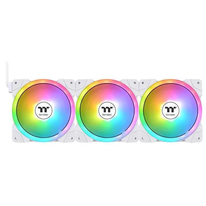 Thermaltake SWAFAN EX14 ARGB Sync White TT Premium Edition Case Fan 140mm 3τμχ Λευκό - Image 1