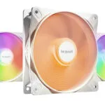 Be Quiet Light Wings LX Case Fan 120mm με ARGB Φωτισμό και Σύνδεση 3-Pin / 4-Pin PWM 3τμχ Λευκό