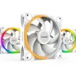 Be Quiet Light Wings Case Fan 120mm με ARGB Φωτισμό και Σύνδεση 4-Pin PWM 3τμχ Λευκό