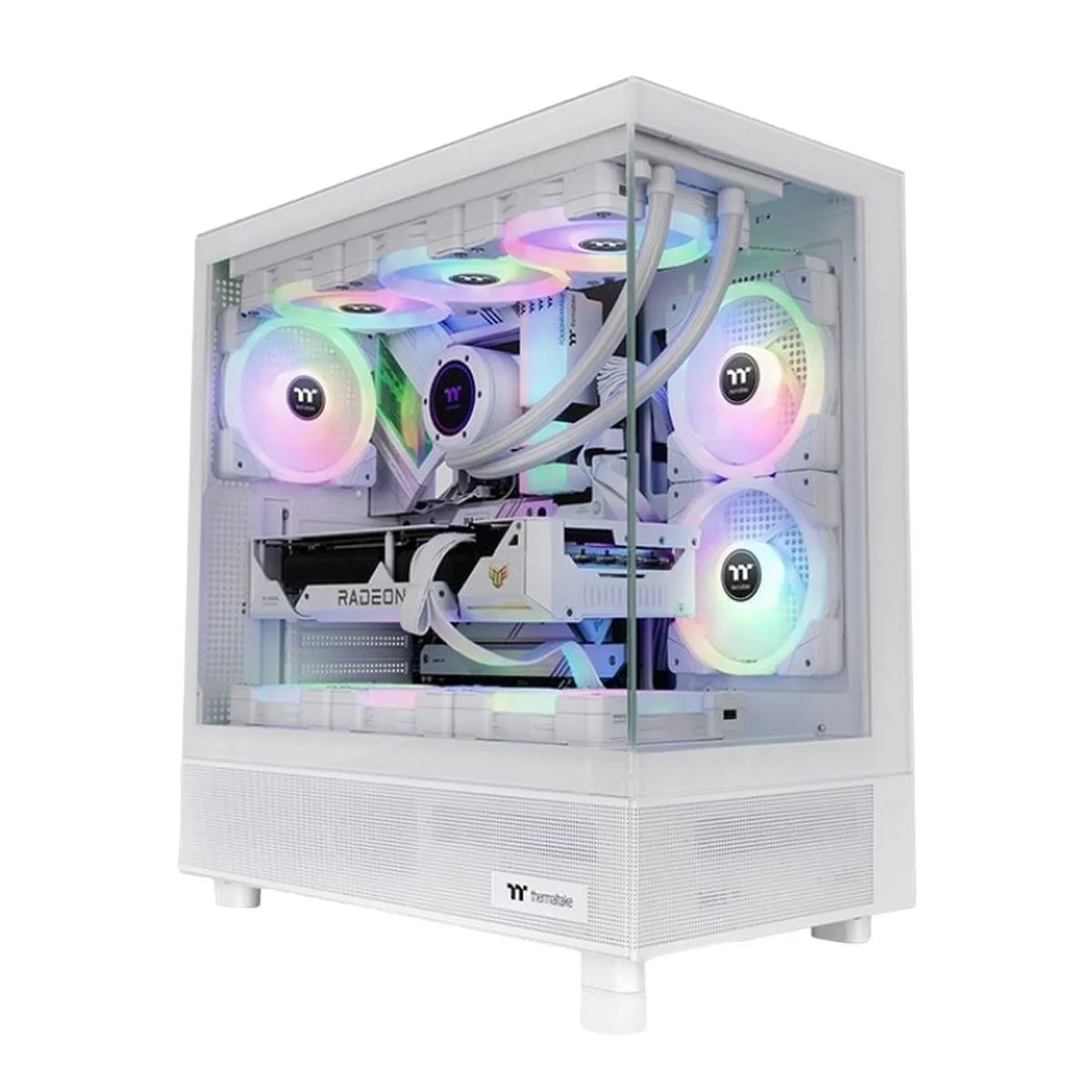 Thermaltake View 270 TG ARGB Gaming Midi Tower Κουτί Υπολογιστή με Πλαϊνό Παράθυρο Snow - Image 1