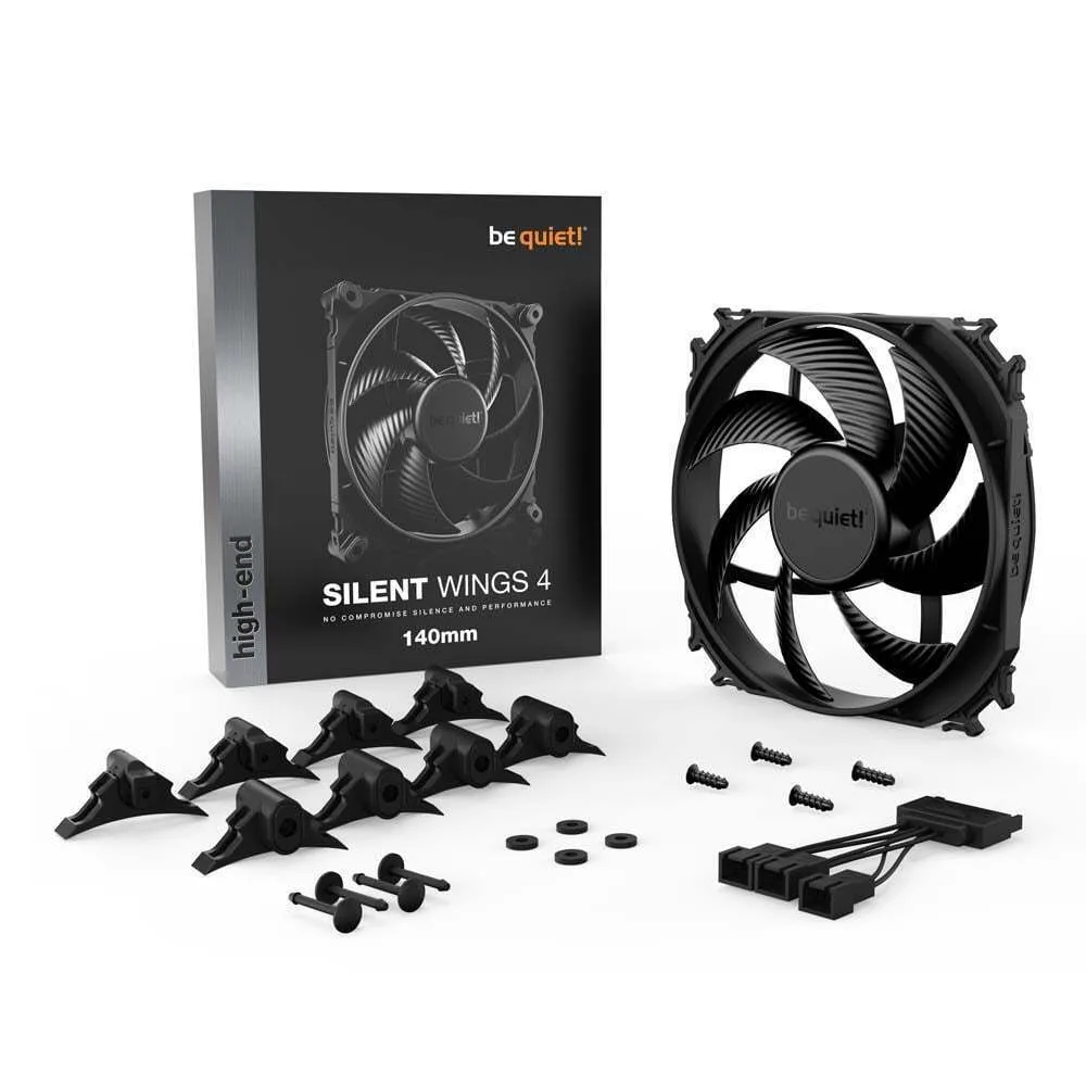 Be Quiet Silent Wings 4 Case Fan 140mm με Σύνδεση 3-Pin - Image 1