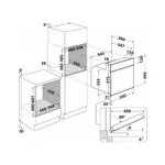 Indesit IFVR800HAV Φούρνος άνω Πάγκου 65lt Π59.5εκ. Avena