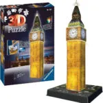 3D Iconics Big Ben Night Edition Puzzle 3D 216pcs