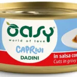 Oasy Υγρή Τροφή για Γάτες σε Κονσέρβα με Βοδινό και Κρέας χωρίς Σιτηρά 85gr