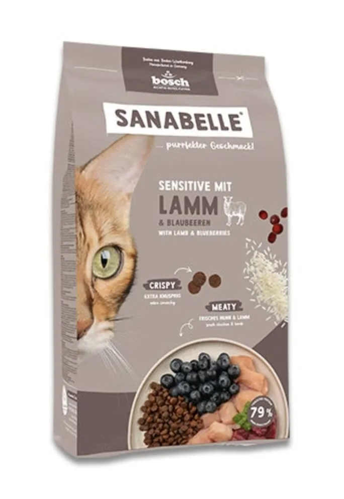 Bosch Petfood Concepts Sensitive Ξηρά Τροφή Γάτας με Αρνί / Πουλερικά / Συκώτι / Ρύζι / Σολομό / Κρέας / Πατάτες 8kg - Image 1