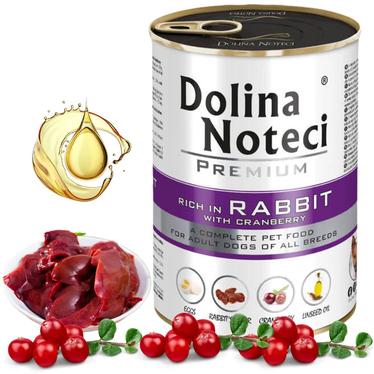 20250725133250_6fdc6ce2 Dolina Noteci Premium Υγρή Τροφή Σκύλων σε Κονσέρβα με Βοδινό, Κουνέλι και Χοιρινό χωρίς Σιτηρά & Γλουτένη 400gr - Image 1
