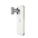 Belkin Προστασία Κάμερας Tempered Glass Μαύρο για το iPhone 15 Pro, iPhone 15 Pro Max OVA180HQBK