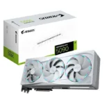 Gigabyte GeForce RTX 5090 32GB GDDR7 Aorus Stealth Ice Κάρτα Γραφικών GV-N5090AORUSST ICE-32GD