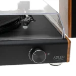 Adler AD-1915 AD 1915 Πικάπ με Belt Drive, Προενίσχυση και Ενσωματωμένα Ηχεία Καφέ