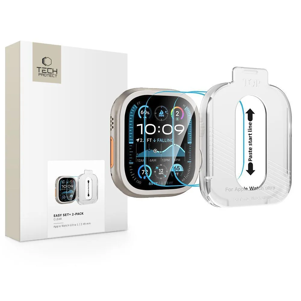 20250730102159_tech_protect_tempered_glass_gia_to_galaxy_watch_ultra_2tmch Tech-Protect Tempered Glass για το Apple Watch Ultra 49mm 2τμχ - Image 1