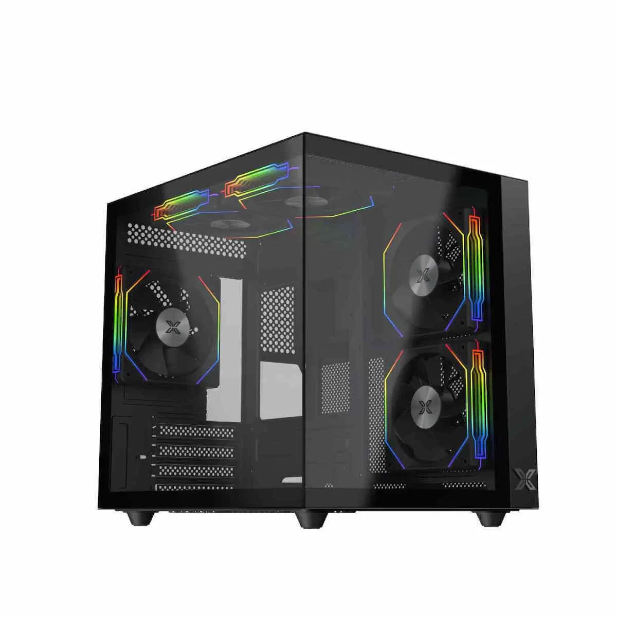 20250730144933_xigmatek_aqua_m_lite_gaming_mini_tower_kouti_ypologisti_me_plaino_parathyro_kai_argb_fotismo_mayro Xigmatek Aqua M Lite Gaming Mini Tower Κουτί Υπολογιστή με Πλαϊνό Παράθυρο και ARGB Φωτισμό Μαύρο - Image 1