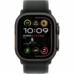Apple Watch Ultra 2 2024 Titanium 49mm Αδιάβροχο με eSIM και Παλμογράφο (Black Titanium Case with Black Trail Loop - M/L)