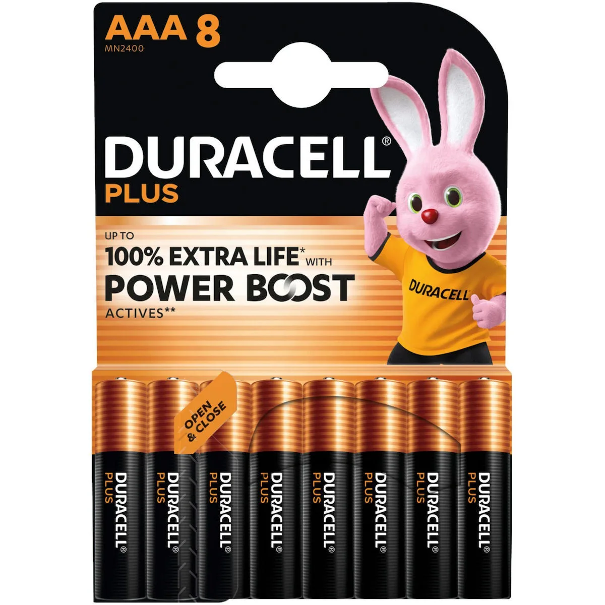 Duracell Plus Αλκαλικές Μπαταρίες AAA 1.5V 8τμχ 151258 - Image 1