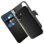 Puro Wallet Detachable Magsafe 2in1 Pu Leather Case Flap Wallet Iphone 16 Plus Black 8018417485107