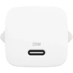 Belkin Φορτιστής Χωρίς Καλώδιο με Θύρα USB-C 25W Power Delivery Λευκός (BoostCharge)
