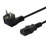 Savio Elmak Power cable Schuko - IEC C13 Cable 3m Μαύρο CL-146