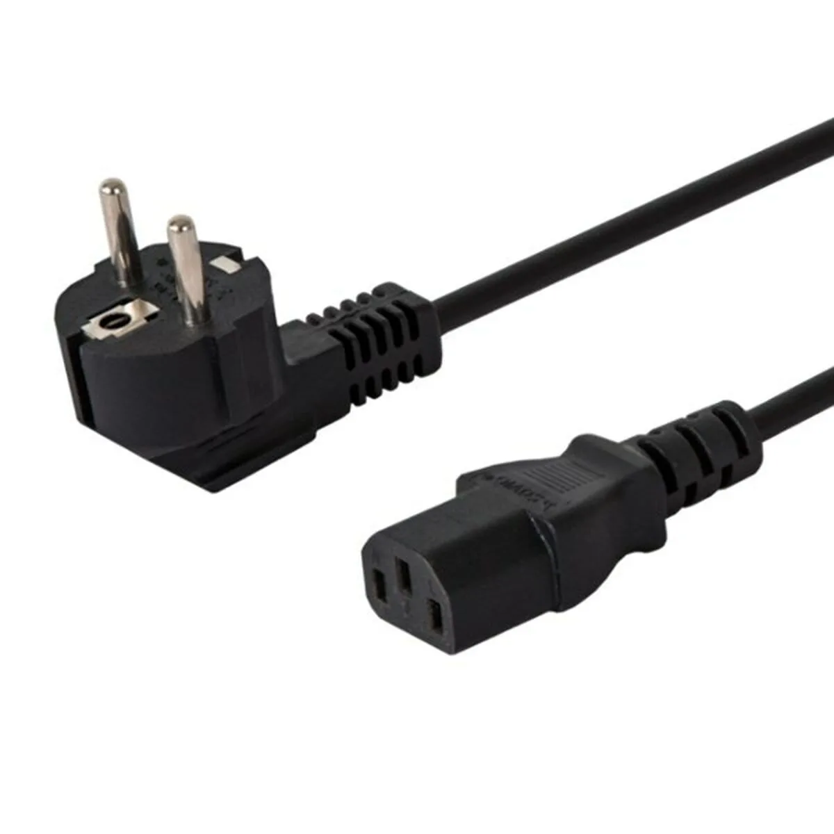 Savio Elmak Power cable Schuko - IEC C13 Cable 3m Μαύρο CL-146 - Image 1