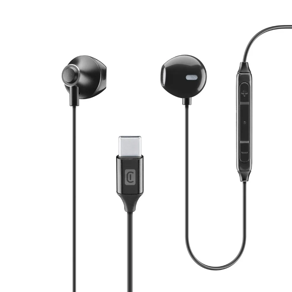 20250805142525_1be80c0b Cellular Line Orbit Earbuds Handsfree με Βύσμα USB-C Μαύρο - Image 1