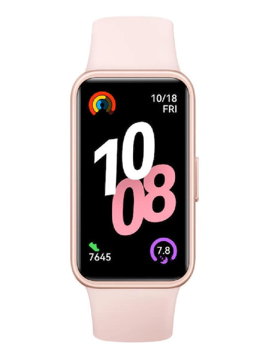 20250805144403_huawei_band_10_adiavrocho_me_palmografo_roz Huawei Band 10 Αδιάβροχο με Παλμογράφο Ροζ - Image 1