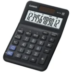 Casio Αριθμομηχανή Λογιστική 12 Ψηφίων σε Μαύρο Χρώμα MS-20F