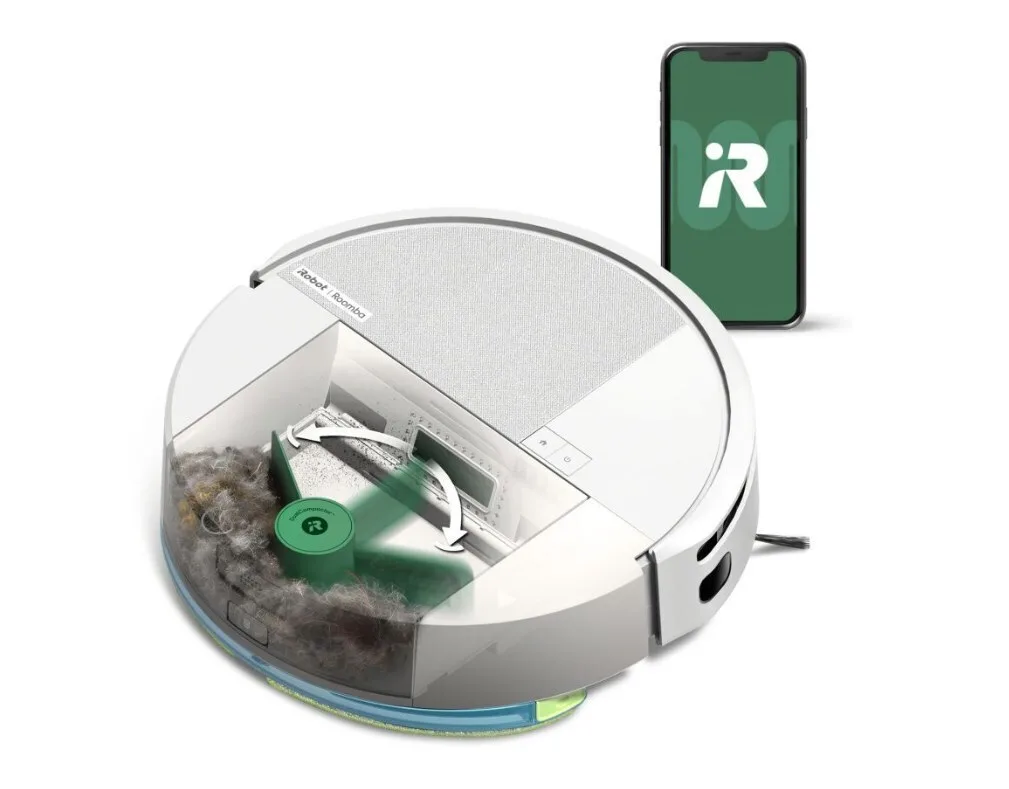 20250806150117_92b962a7 iRobot Roomba Combo Σκούπα Ρομπότ για Σκούπισμα & Σφουγγάρισμα με Wi-Fi Λευκή - Image 1
