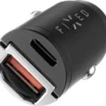 Fixed Φορτιστής Αυτοκινήτου 30W με μία Θύρα: 1xUSB Μαύρος
