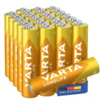Varta Alkaline Spare Batteries Aaa Longlife 24 Pieces