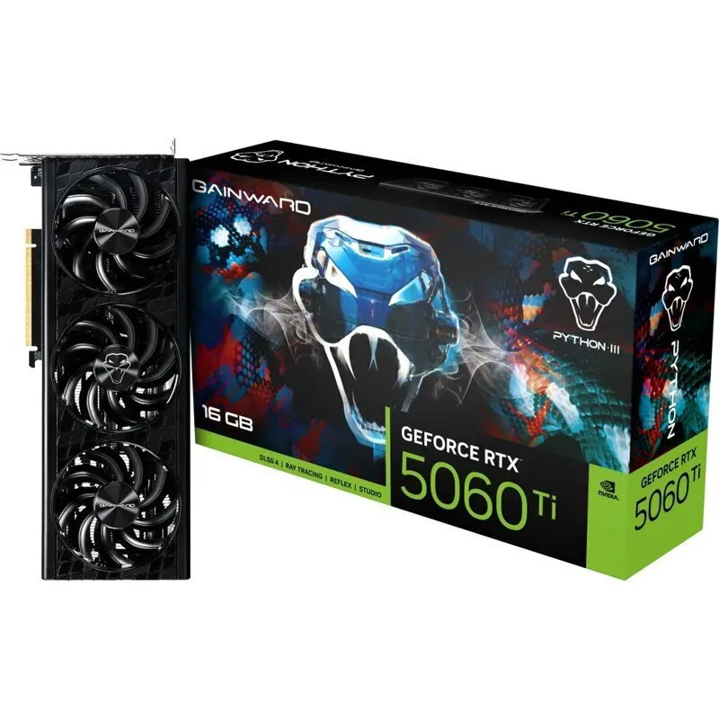 20250808161050_gainward_geforce_rtx_5060_ti_16gb_gddr7_python_iii_karta_grafikon Gainward GeForce RTX 5060 Ti 16GB GDDR7 Python III Κάρτα Γραφικών - Image 1