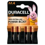 Duracell Plus Αλκαλικές Μπαταρίες AA 1.5V 4τμχ 151255