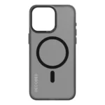 Decoded Back Cover Σιλικόνης Μαύρο (iPhone 15 Pro)