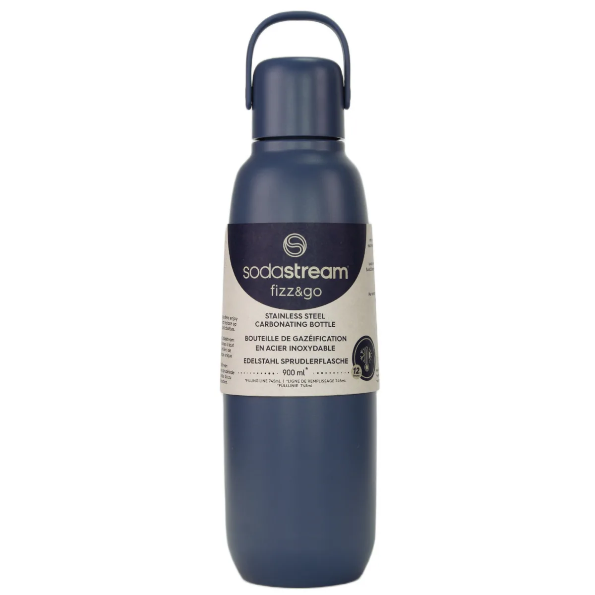 20250813152307_be7fe3f6 Sodastream Fizz&go Μπουκάλι Θερμός Ανοξείδωτο 900ml Storm με Λαβή - Image 1