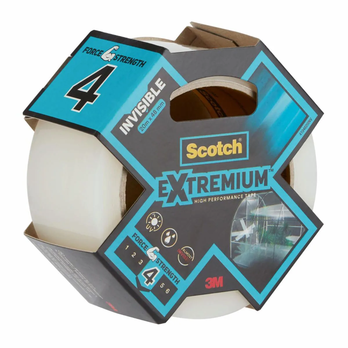 20250814124735_scotch_scotch_extremium_invisible_aytokolliti_tainia_alouminiou_diafani_20mx48mm Scotch Scotch Extremium Invisible Αυτοκόλλητη Ταινία Αλουμινίου Διάφανη 20mx48mm - Image 1