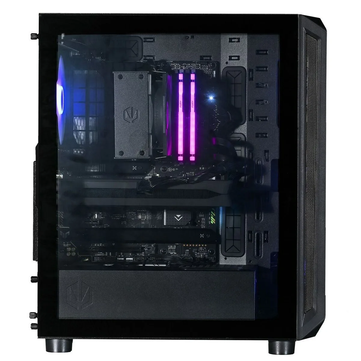 20250818132843_d9e4bd9d Actina KOMACNGIP0258 Gaming Desktop PC (Ryzen 7-7700X/32GB DDR5/2TB SSD/Radeon RX 9070/No OS) - Image 1