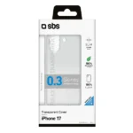 SBS 0.3 Skinny Back Cover Σιλικόνης Διάφανο (iPhone 17)
