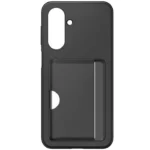 Samsung Card Slot Back Cover Σιλικόνης με Υποδοχή για Κάρτες Μαύρο (Galaxy A17) EF-OA176TBEGWW