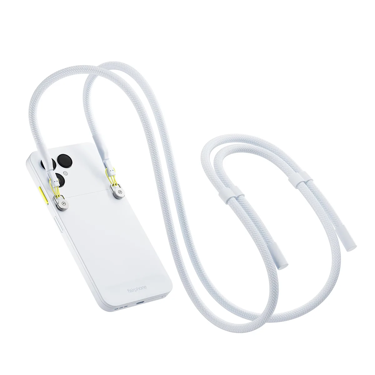 20250820131210_ccd42411 Fairphone Original Neck Lanyard Fairphone 6 Rear Case Attachment White - Image 1