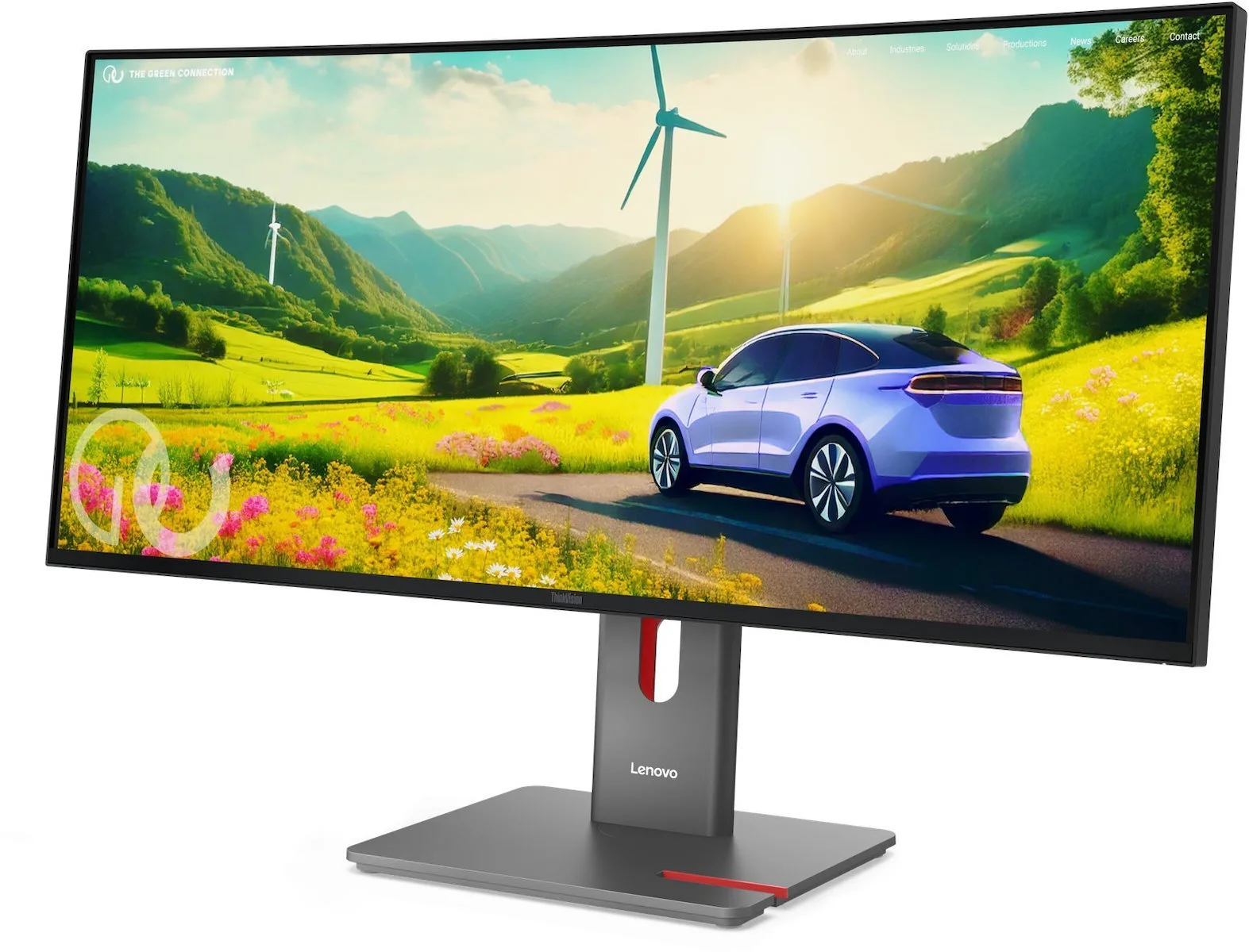 Lenovo ThinkVision P34WD-40 Ultrawide IPS HDR Curved Monitor 34" QHD 3440x1440 - Image 1