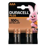 Duracell Plus Αλκαλικές Μπαταρίες AAA 1.5V 4τμχ 151256