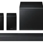 Samsung Soundbar 5.1.2 Bluetooth, HDMI και Wi-Fi με Ασύρματο Subwoofer και Τηλεχειριστήριο Μαύρο HW-QS750F/EN