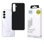 3MK Matt Back Cover Σιλικόνης Μαύρο (Oppo A17)